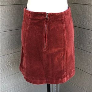 Wishlist Skirts - Wishlist Maroon Corduroy Skirt Wishlist Skirts - Wishlist Maroon Corduroy Skirt